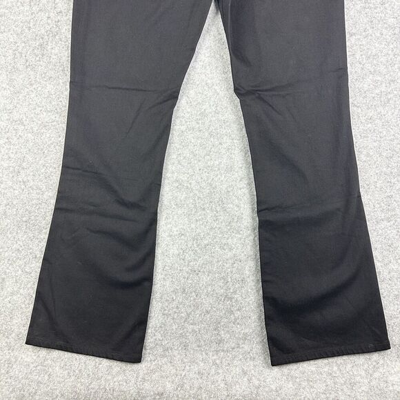 Lauren Ralph Lauren LRL Jeans Womens 10 Black Classic Bootcut Flap Pockets Boho - Picture 8 of 15